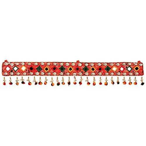 et Toran de porte en coton rouge pour la décoration intérieure