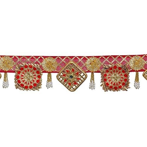 Toran/Guirlande de porte traditionnelle faite à la main en perles de plastique de qualité supérieure