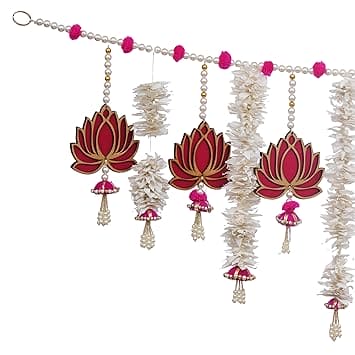 Décoration murale artisanale pour Diwali/Toran de porte, Toran traditionnel pour porte, (40 x 18) pouces, multicolore