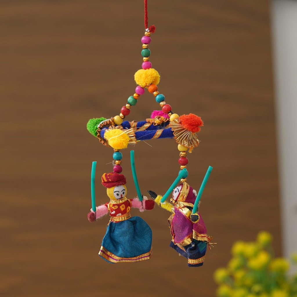 Tentures murales rondes Poupées et marionnettes faites à la main Tentures de porte Décoration murale Figurines décoratives à suspendre pour la maison, le bureau, figurines décoratives, idole/cadeau, présentoir de 20,32 cm
