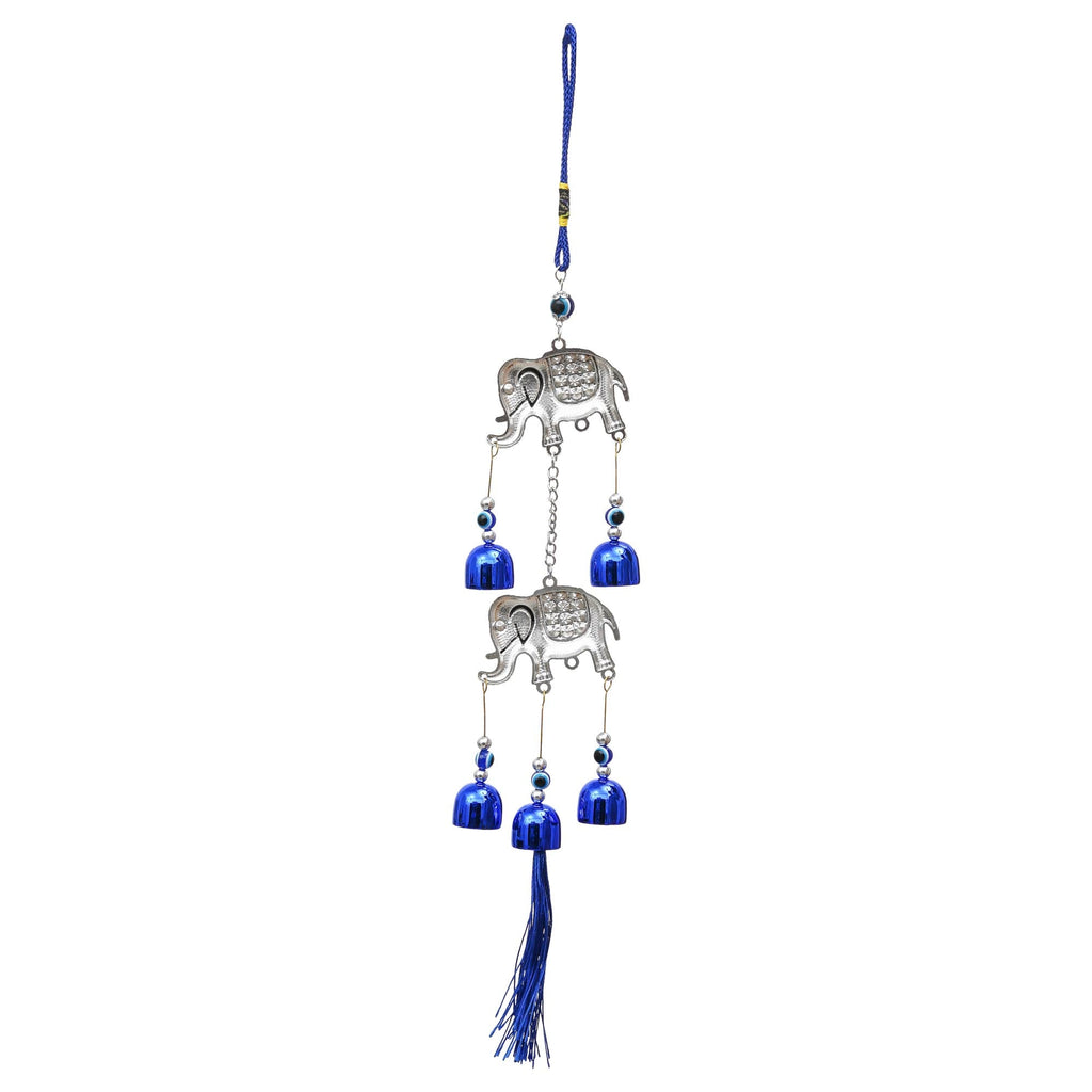 Carillons Éoliens Éléphant Haut de Gamme pour Articles de Décoration Maison/Carillons Éoliens Feng Shui pour Décoration Balcon Chambre Maison/Carillon Éolien Suspendu Mural (41 cm)