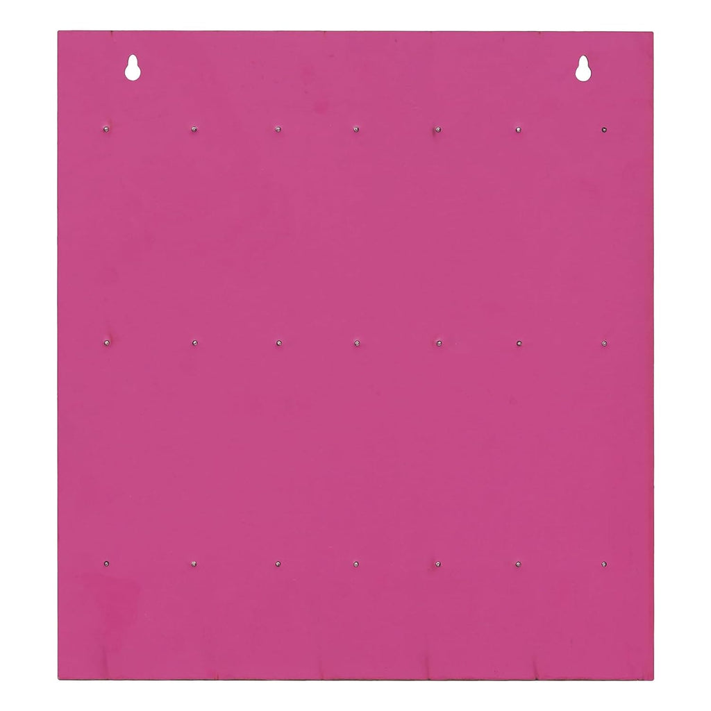 Porte-clés mural haut de gamme / Porte-clés mural (21 crochets - Rose)