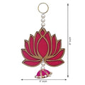 Décoration murale Lotus Premium | Décoration murale de fond Lotus | Décoration murale Ganpati pour la maison et le bureau (bois) 15 cm